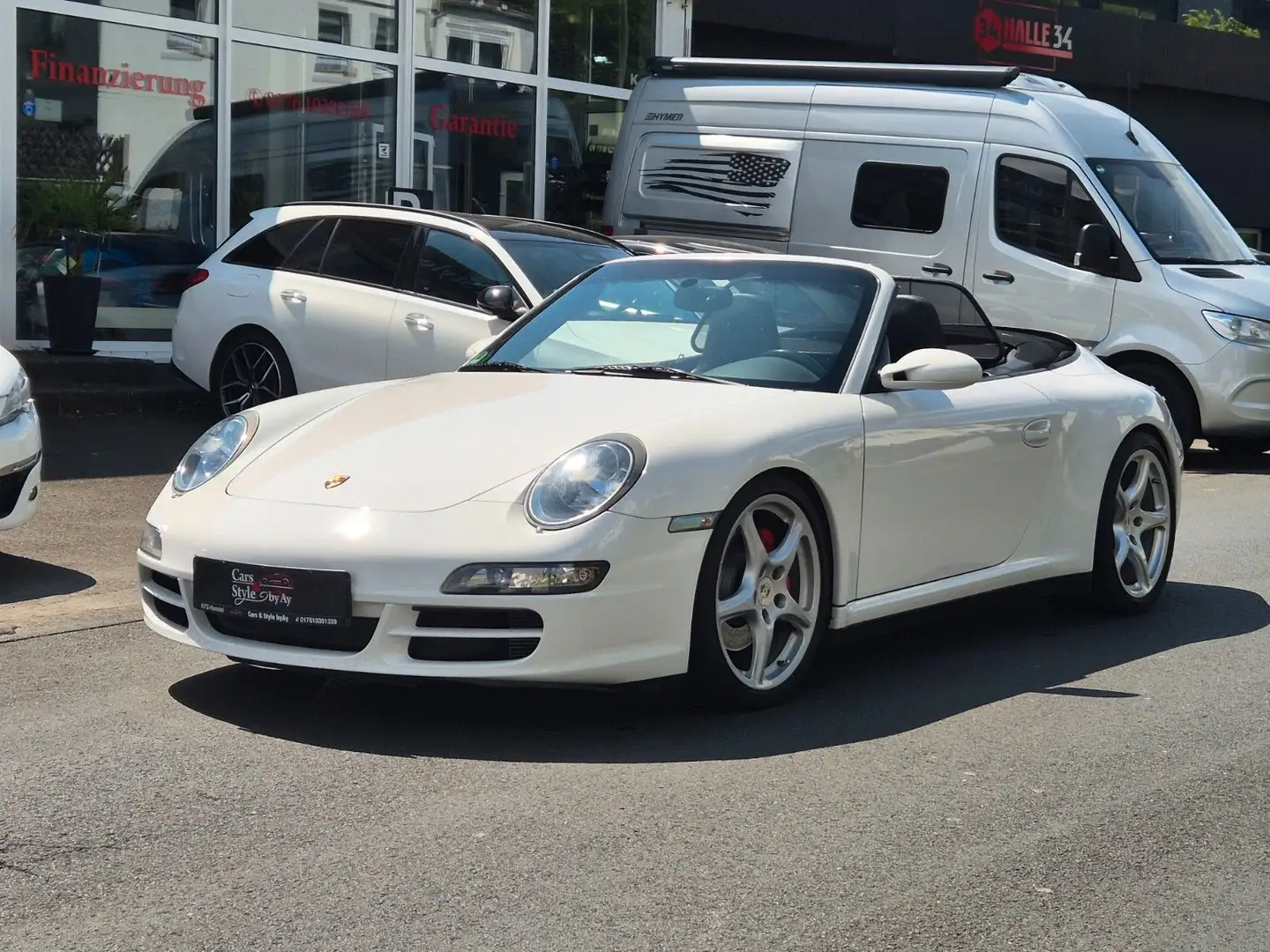 Porsche 911 /997 Carrera 4 S Cabrio/Schalter/Garantie/ Weiß - 1