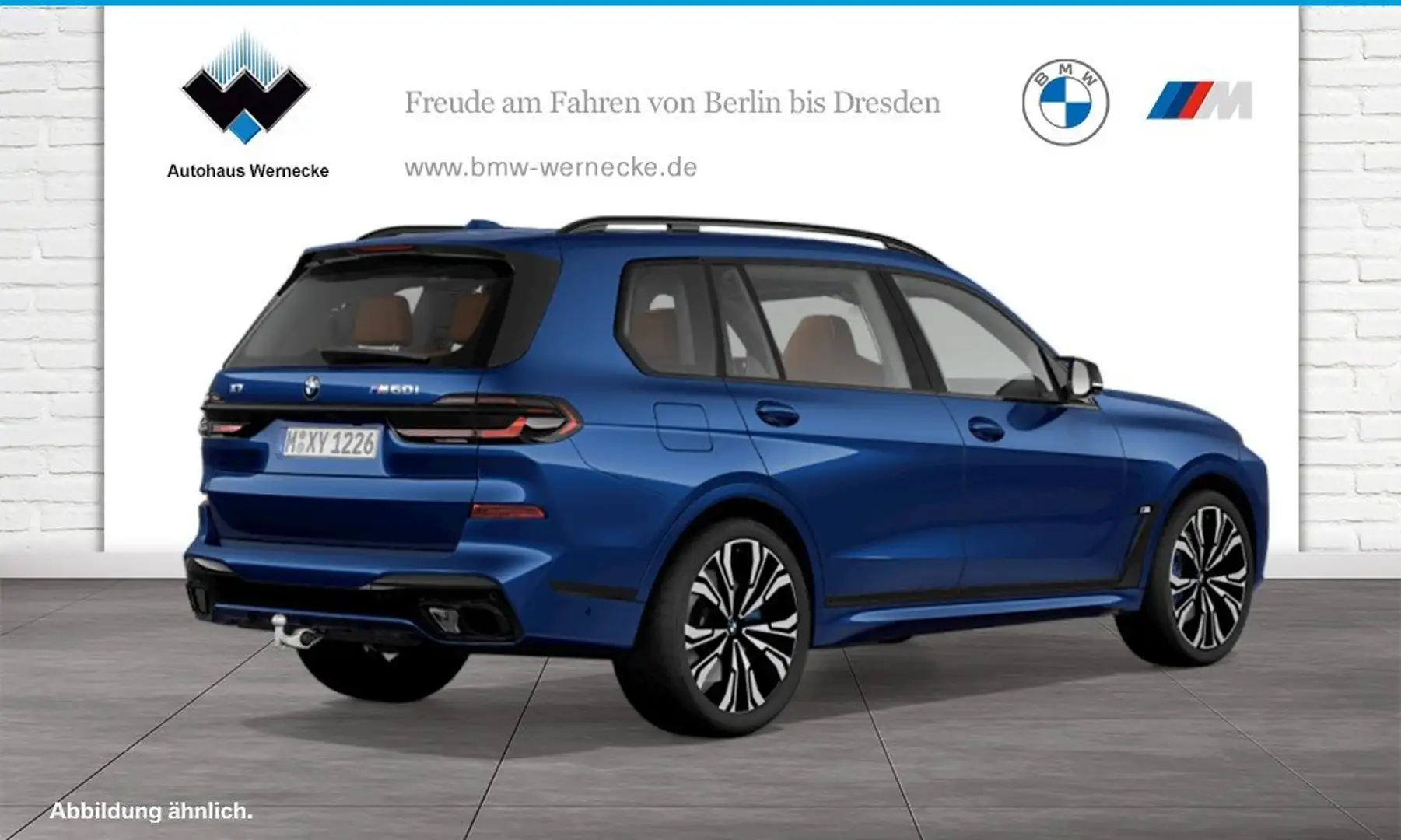 BMW X7 M 60i xDrive Gestiksteuerung HK HiFi DAB AHK Bleu - 2