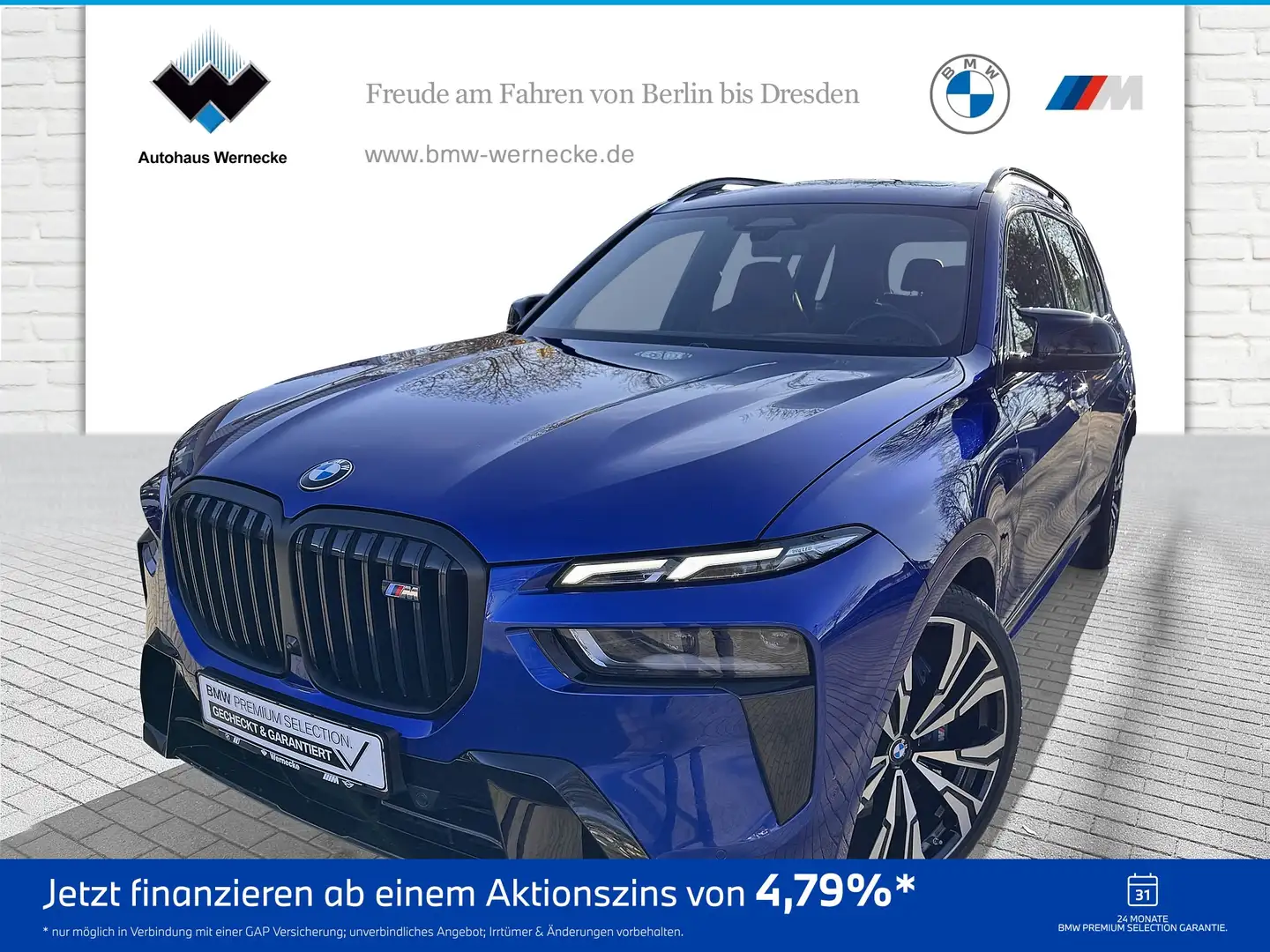 BMW X7 M 60i xDrive Gestiksteuerung HK HiFi DAB AHK Blau - 1