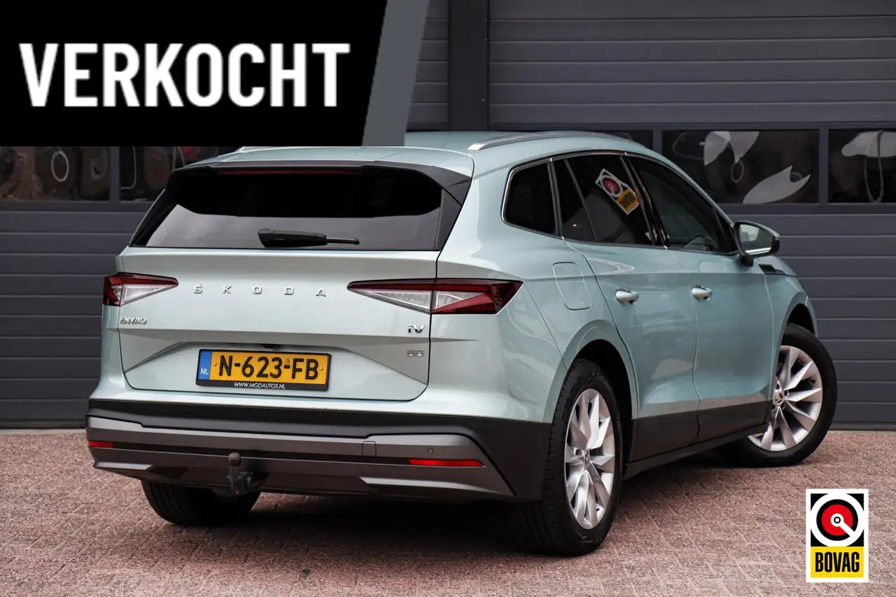 Skoda Enyaq iV 80 SoH 92,4 LED CAMERA SFEERVERL. 1e EIGENAAR K, миниатюра 4