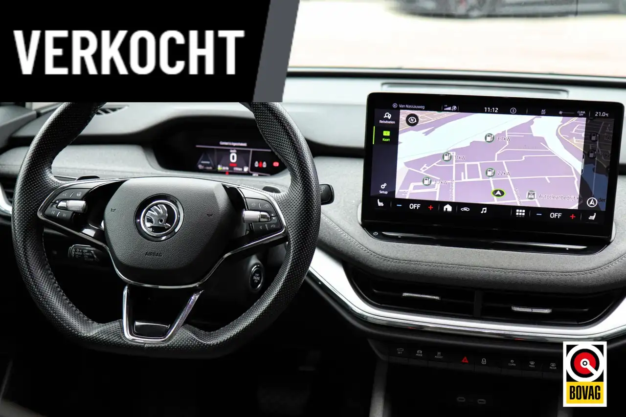Skoda Enyaq iV 80 SoH 92,4 LED CAMERA SFEERVERL. 1e EIGENAAR K, миниатюра 10