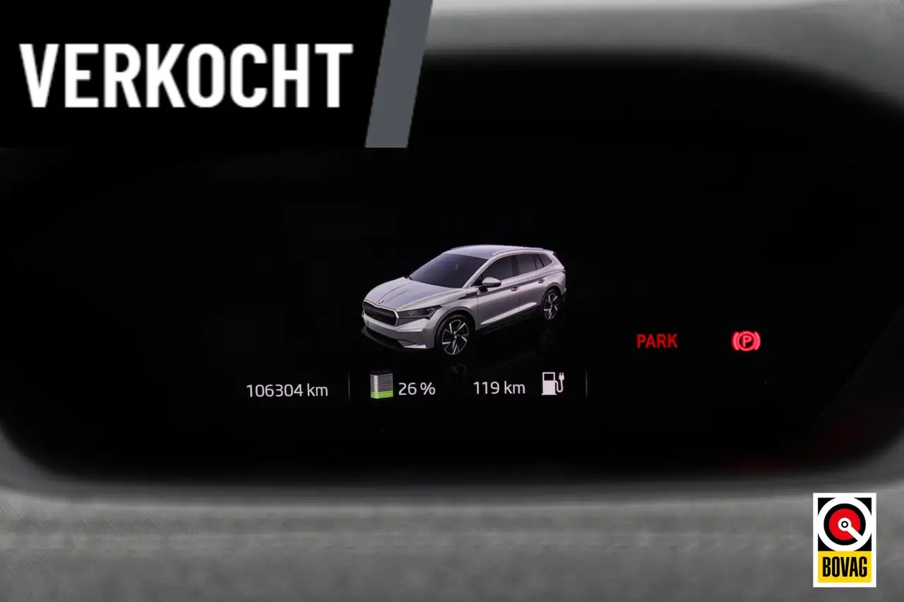 Skoda Enyaq iV 80 SoH 92,4 LED CAMERA SFEERVERL. 1e EIGENAAR K, миниатюра 14