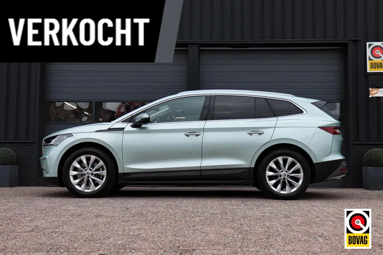Skoda Enyaq iV 80 SoH 92,4 LED CAMERA SFEERVERL. 1e EIGENAAR K, миниатюра 2