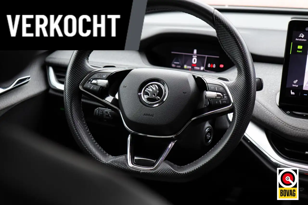 Skoda Enyaq iV 80 SoH 92,4 LED CAMERA SFEERVERL. 1e EIGENAAR K, миниатюра 9