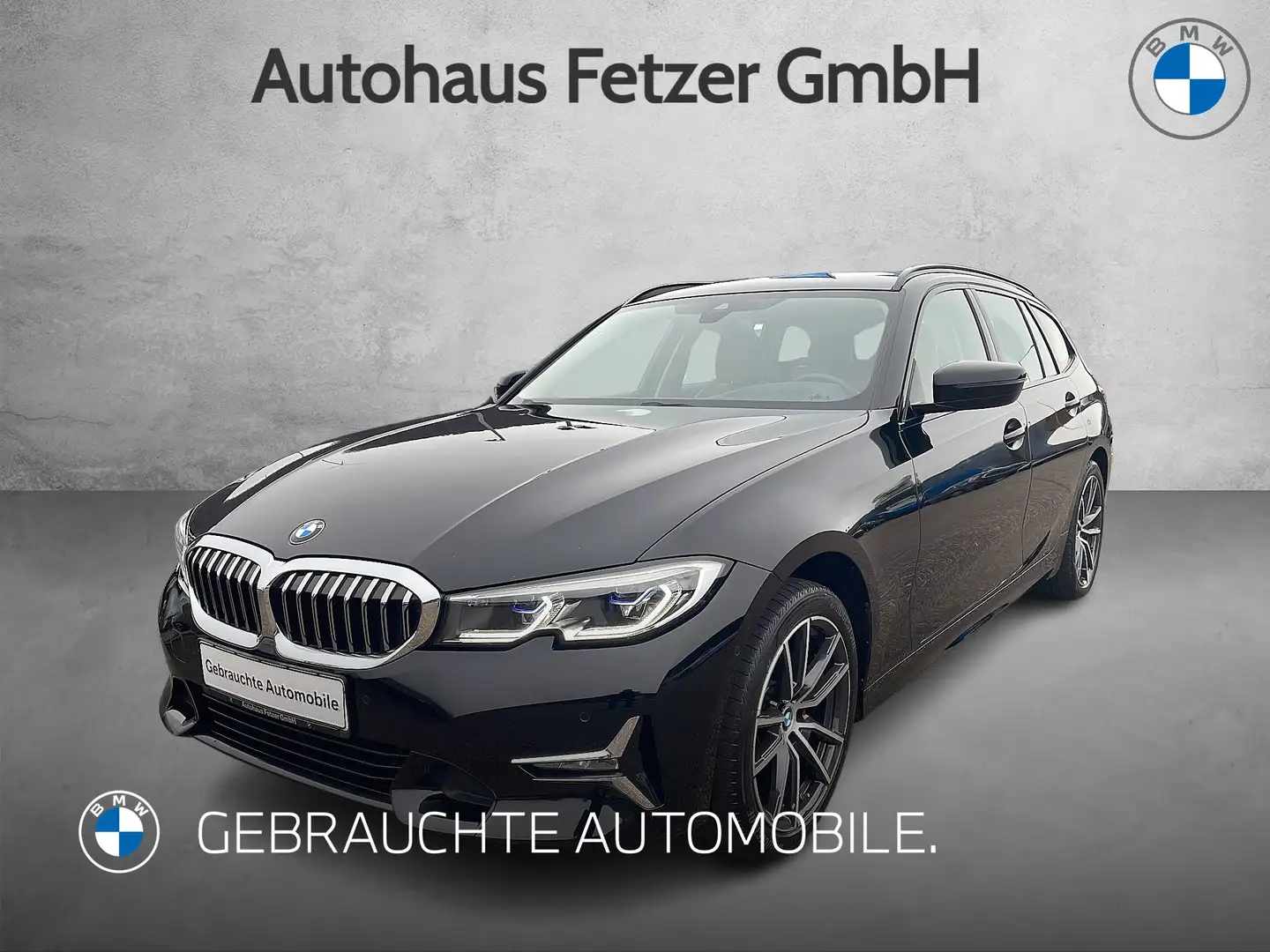 BMW 320 d A Luxury Line Head-Up DAB LED RFK Tempomat Zwart - 1