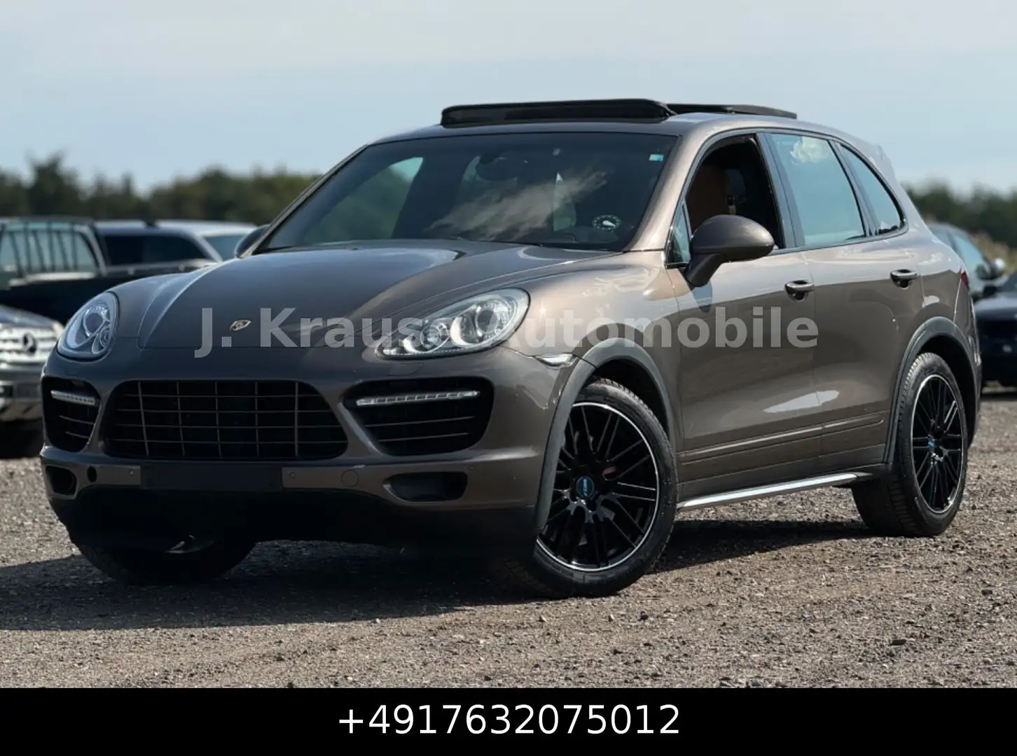 Porsche Cayenne Turbo Pano Luft Sitzbelüf. NETTO 13000€ Braun - 1