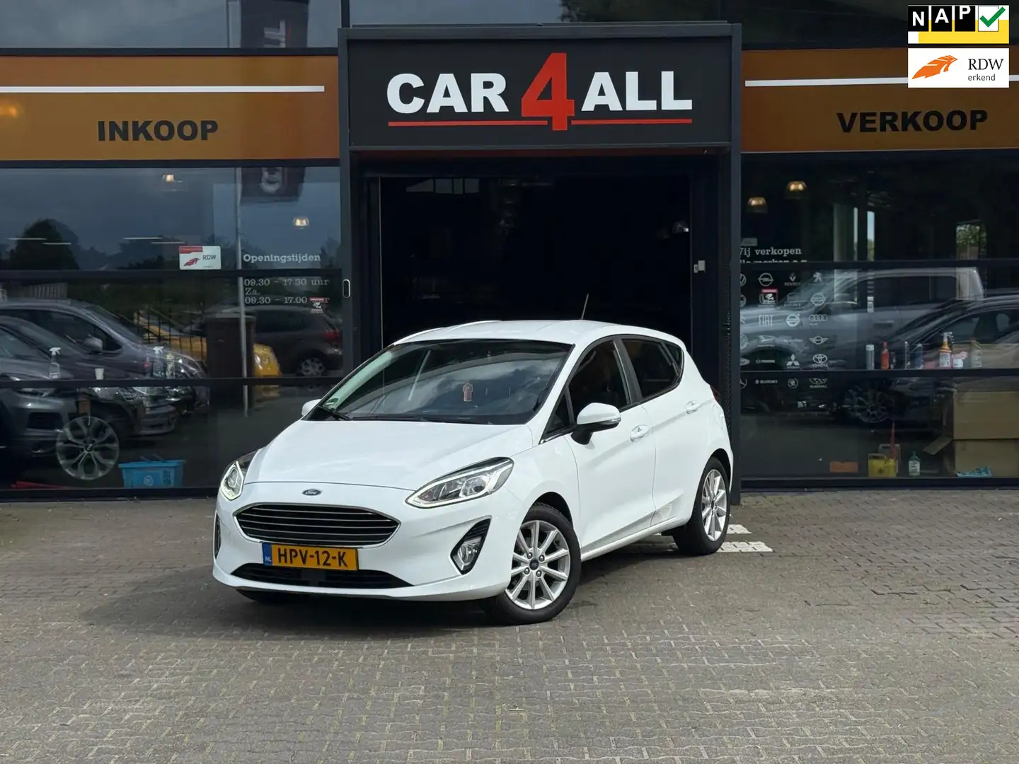 Ford Fiesta 1.0 Ecoboost Titanium PDC/ACC/LANE/NAVI/LED/APK 27 Weiß - 1