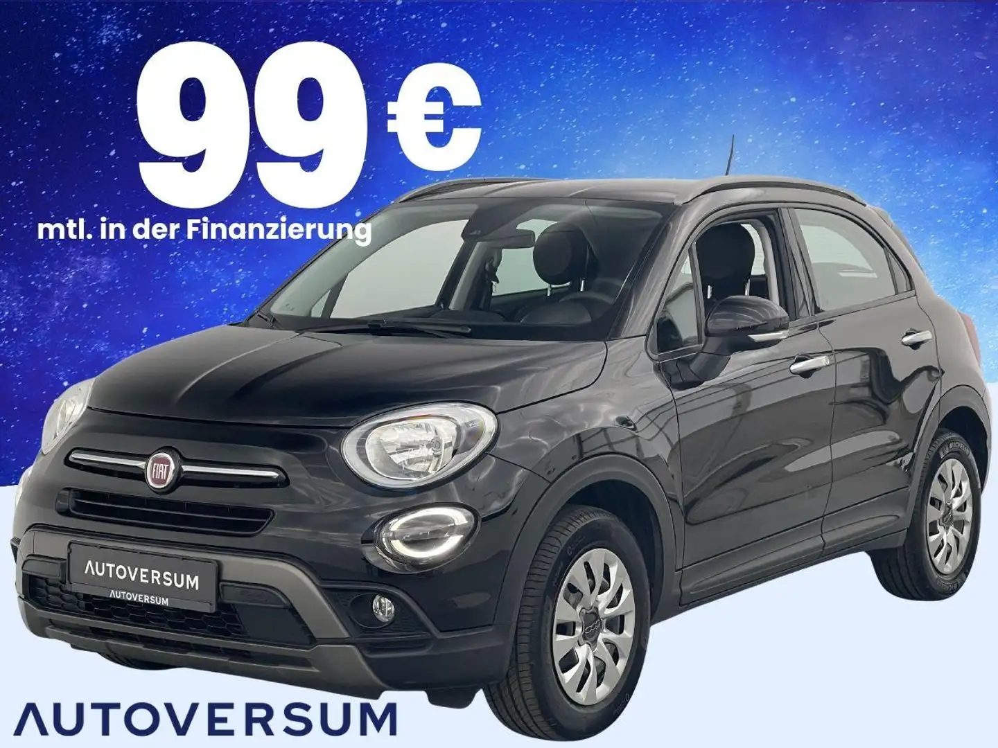 Fiat 500X 1.3 Cross Aut. CARPLAY*TEMP*ISOFIX Schwarz - 1