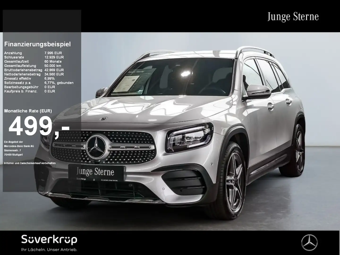 Mercedes-Benz GLB 200 4M | AMG/KAMERA/KEYLESS/TEMPOMAT/LED/EASY PACK Stříbrná - 1