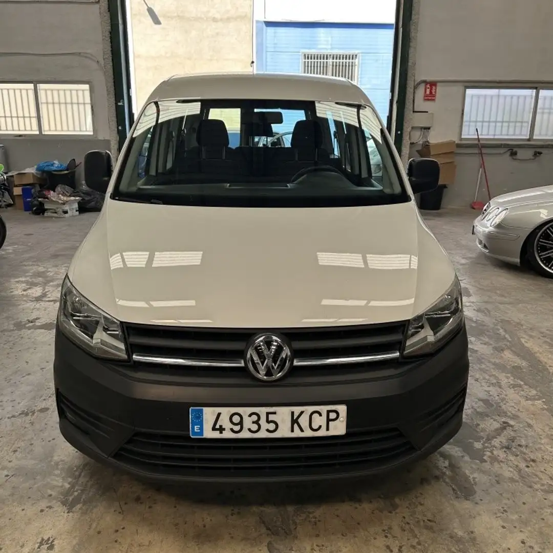 Volkswagen Caddy 2.0TDI Kombi Business 75kW Blanc - 1