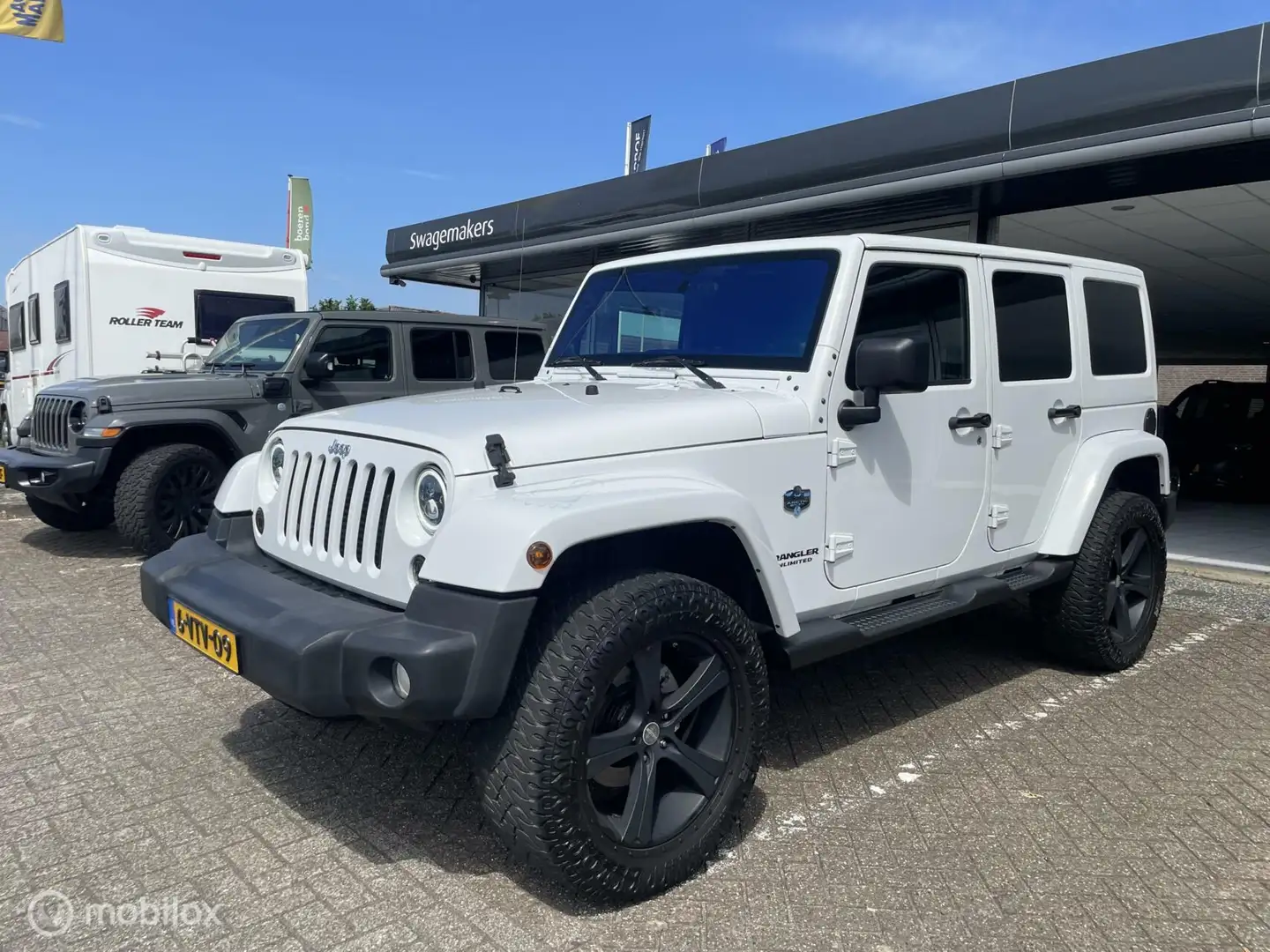Jeep Wrangler 2.8 CRD Sport ARTIC afneembare daken Wit - 1