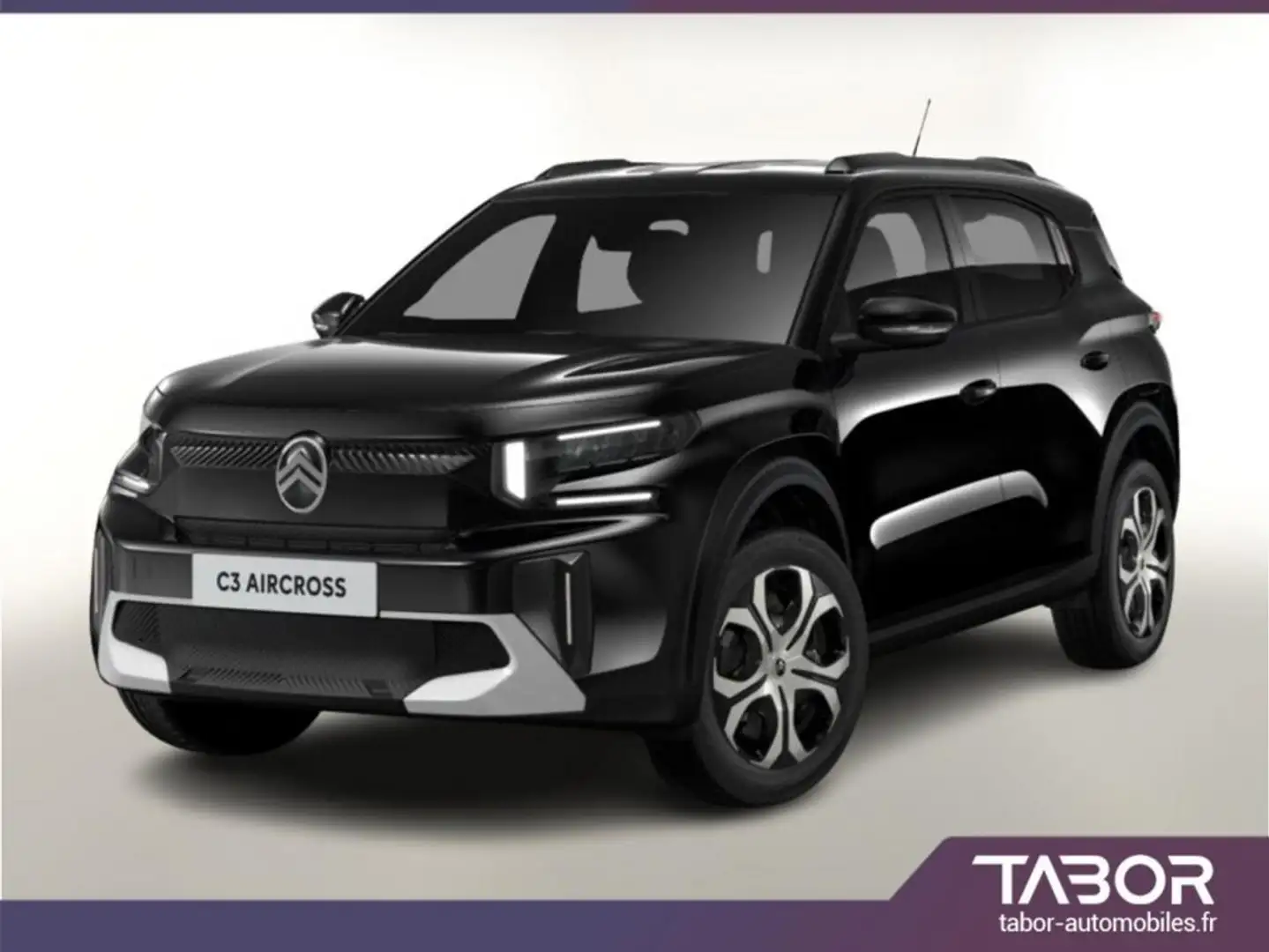 Citroen C3 Aircross Turbo 100 PLUS cam PDC Reg Fekete - 1
