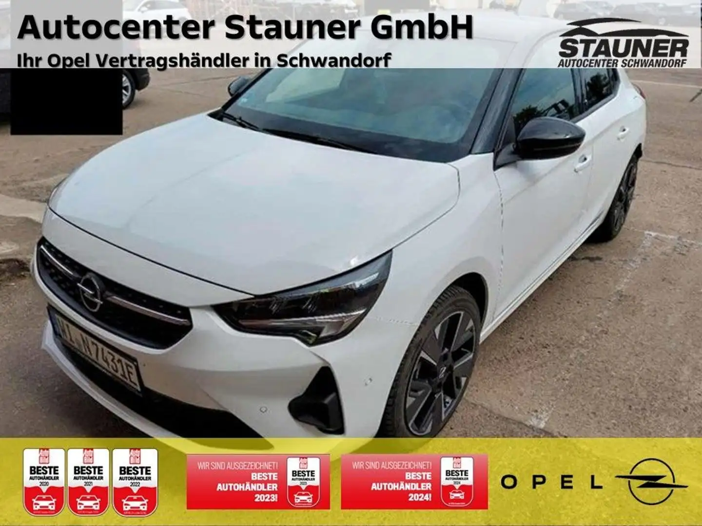 Opel Corsa -e GS Elektro AT 136PS *OBC 11kW*NAVI* Wit - 1