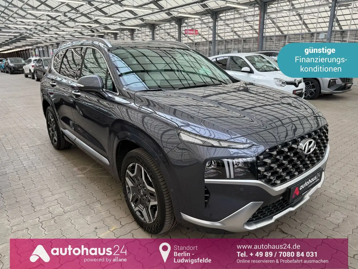 Hyundai SANTA FE 1.6 T-GDI  Signa.Plug-In Hybrid 4WD Blau - 1