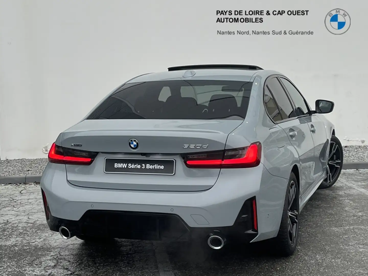 BMW 320 320dA xDrive 190ch M Sport Gris - 2