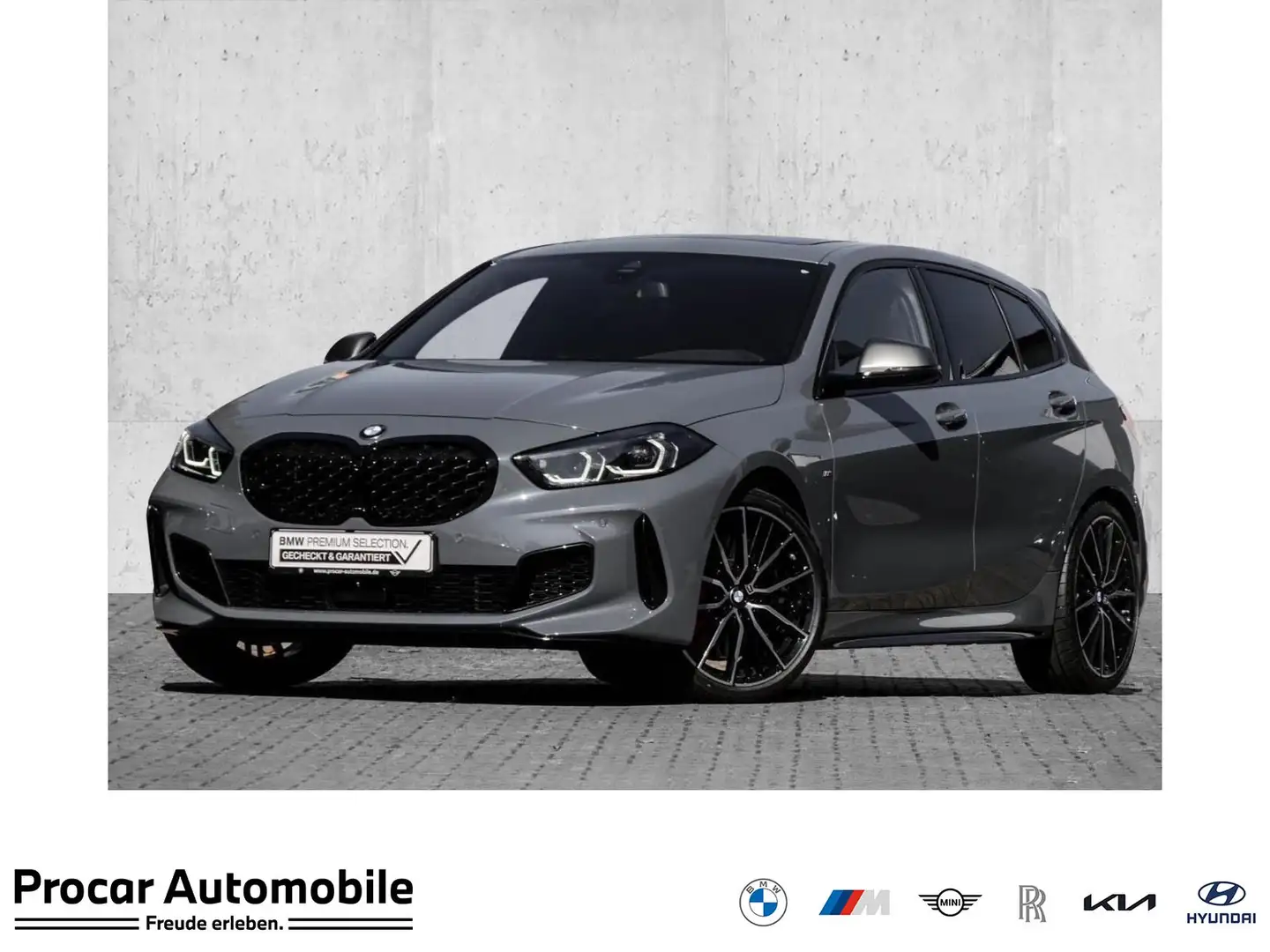 BMW 135 M135i M Sport Pro 19'' Pano H/K Komfort RFK Grau - 1