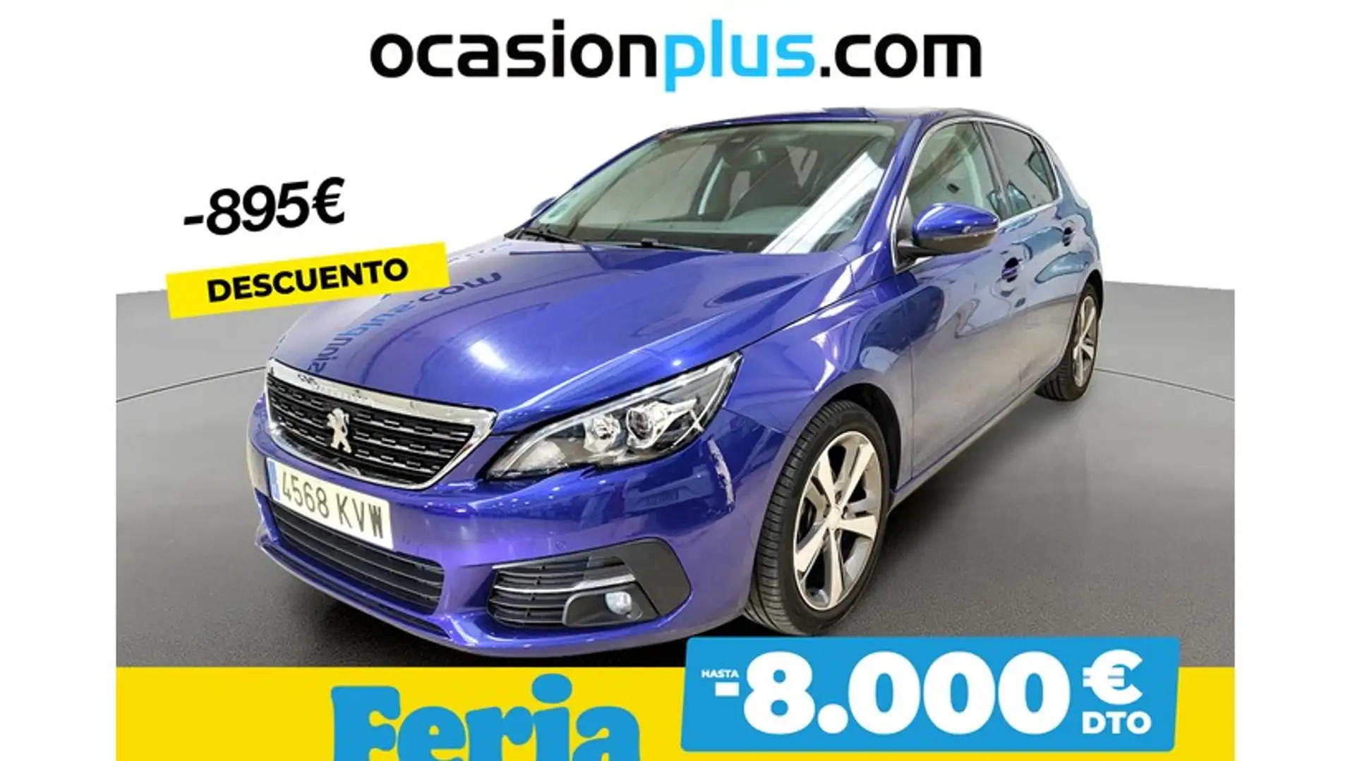 Peugeot 308 1.2 PureTech S&S Allure 130 Azul - 1