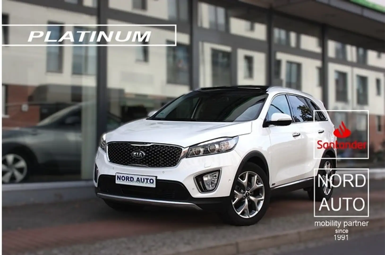 Kia Sorento 2.2 PLATINUM 4x4 Leder/Navi/Kam/Pano Blanc - 1