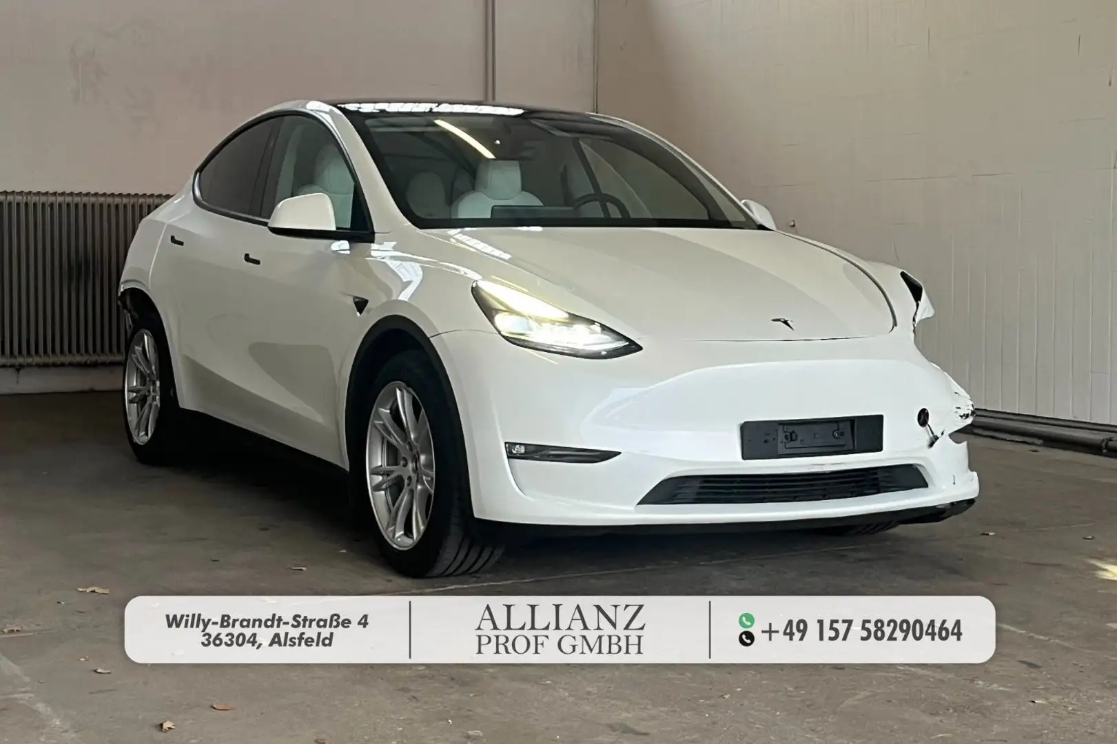 Tesla Model Y |Long Range|Dual AWD|ACC|CAM|UNFALL Weiß - 1