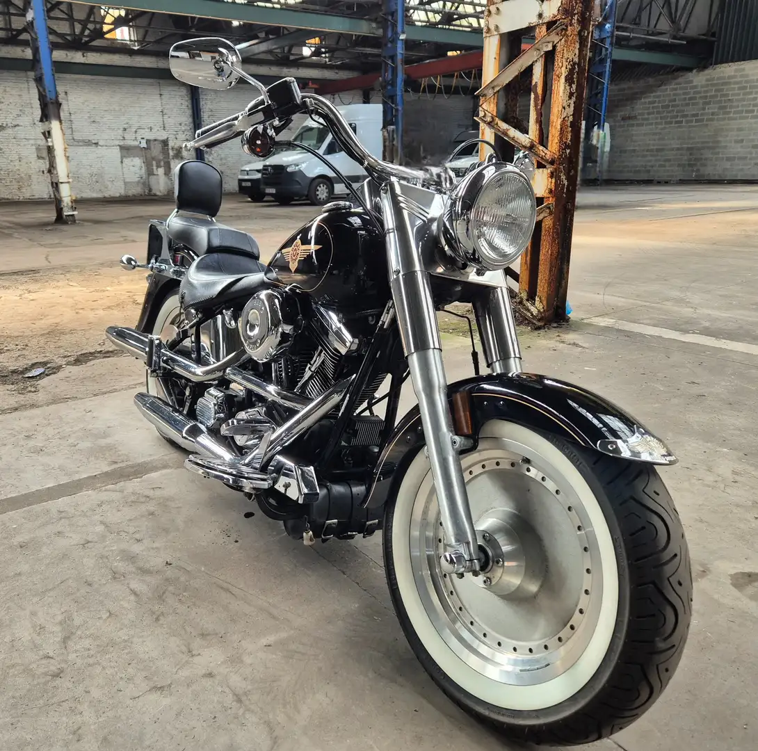 Harley-Davidson Fat Boy Evo 1998 Softail Zwart - 1