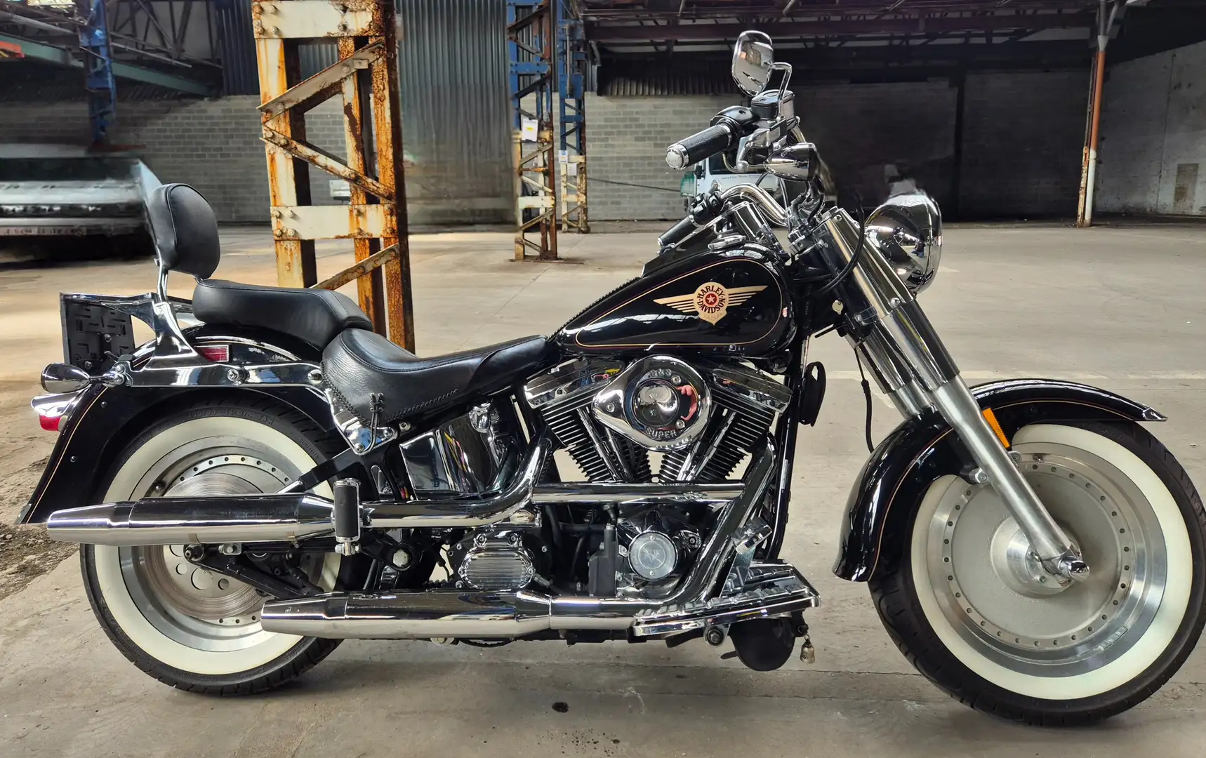 Harley-Davidson Fat Boy Evo 1998 Softail Zwart - 2