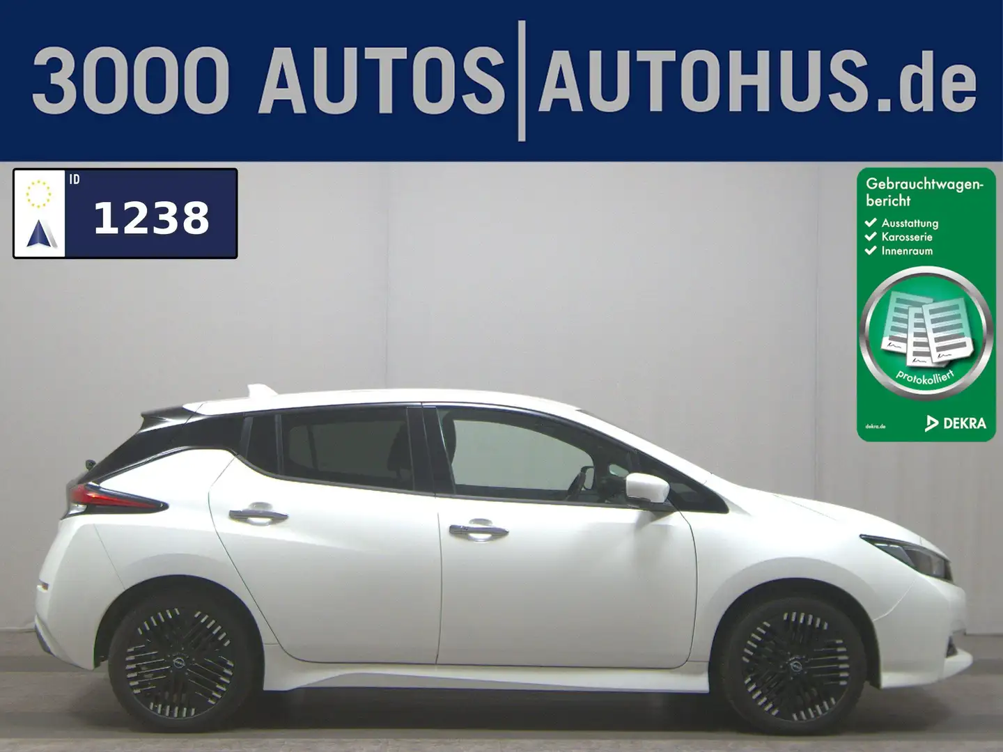 Nissan Leaf N-Connecta Navi SHZ LED ACC Blanc - 1