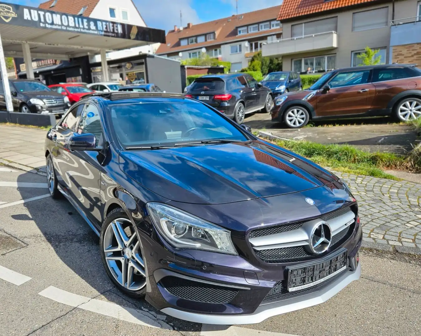 Mercedes-Benz CLA 45 AMG 4Matic/Panorama-Comand-PERFORMANCE Paars - 1