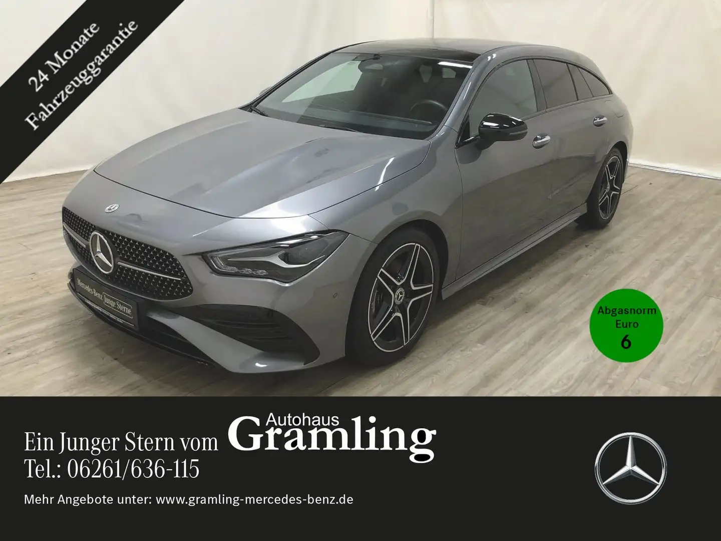 Mercedes-Benz CLA 180 SB AMG *NIGHT*Pano*AHK*Kamera*Memory*LED Grau - 1