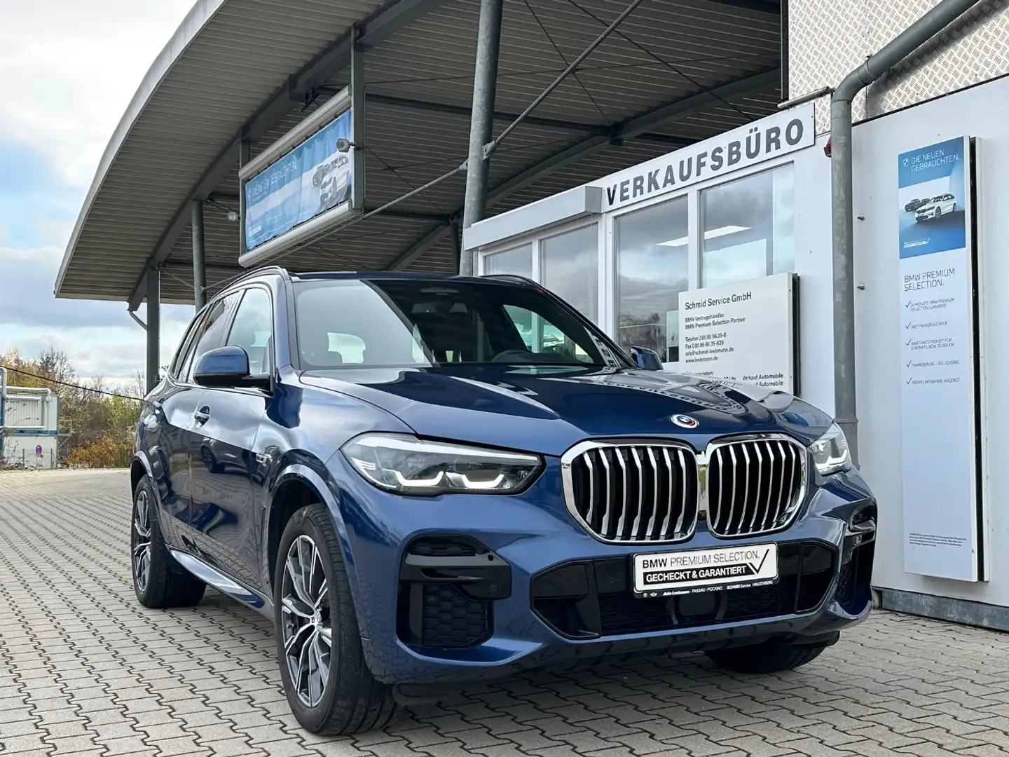 BMW X5 xDrive45e M-Sport AHK/HK-HiFi 2.J.GARANTIE Bleu - 2