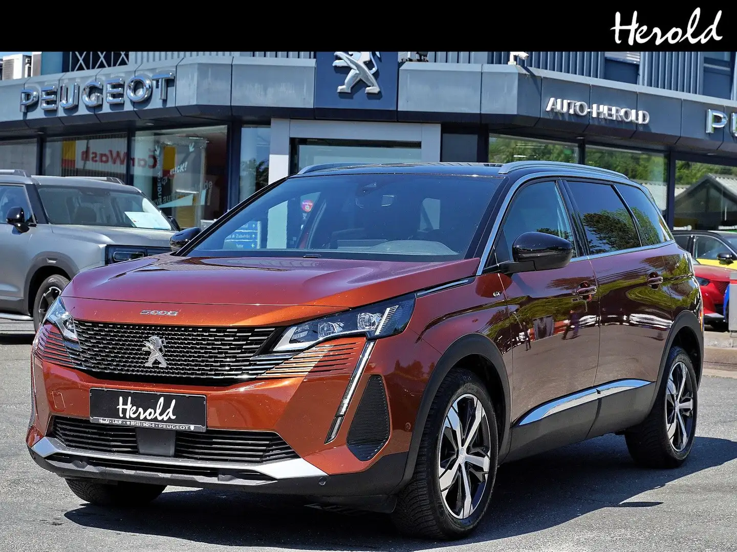 Peugeot 5008 GT* 7 Sitzer,Allwetter,GripContr.1.Hand* Braun - 2