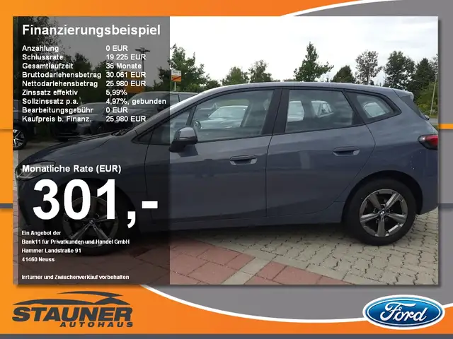 BMW 218 i Active Tourer Luxuy Line LED Navi Kamera