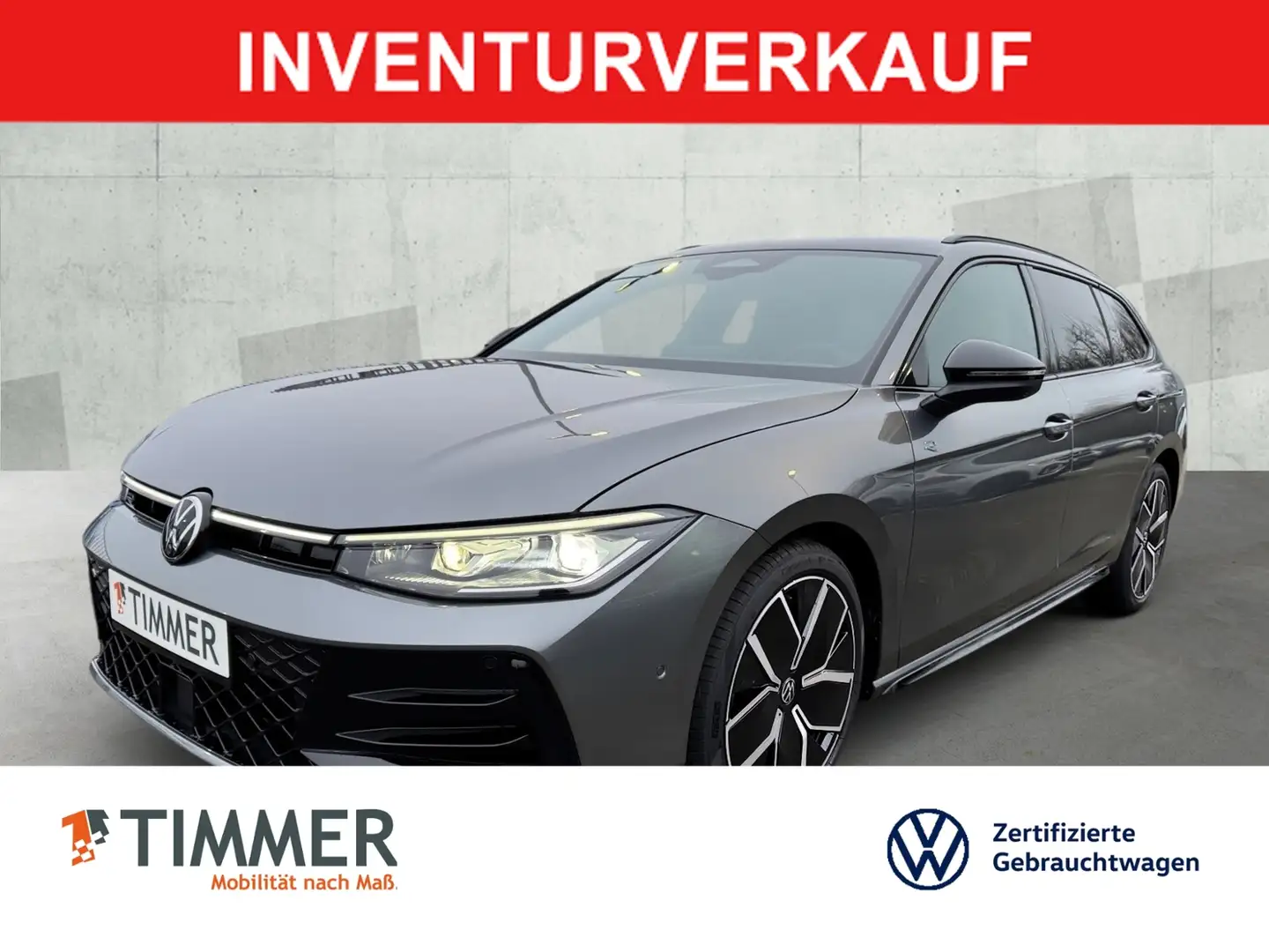 Volkswagen Passat Variant 2.0 TDI DSG R-Line *NAVI*AHK*ALU*TRAVEL ASSIST* Grau - 1