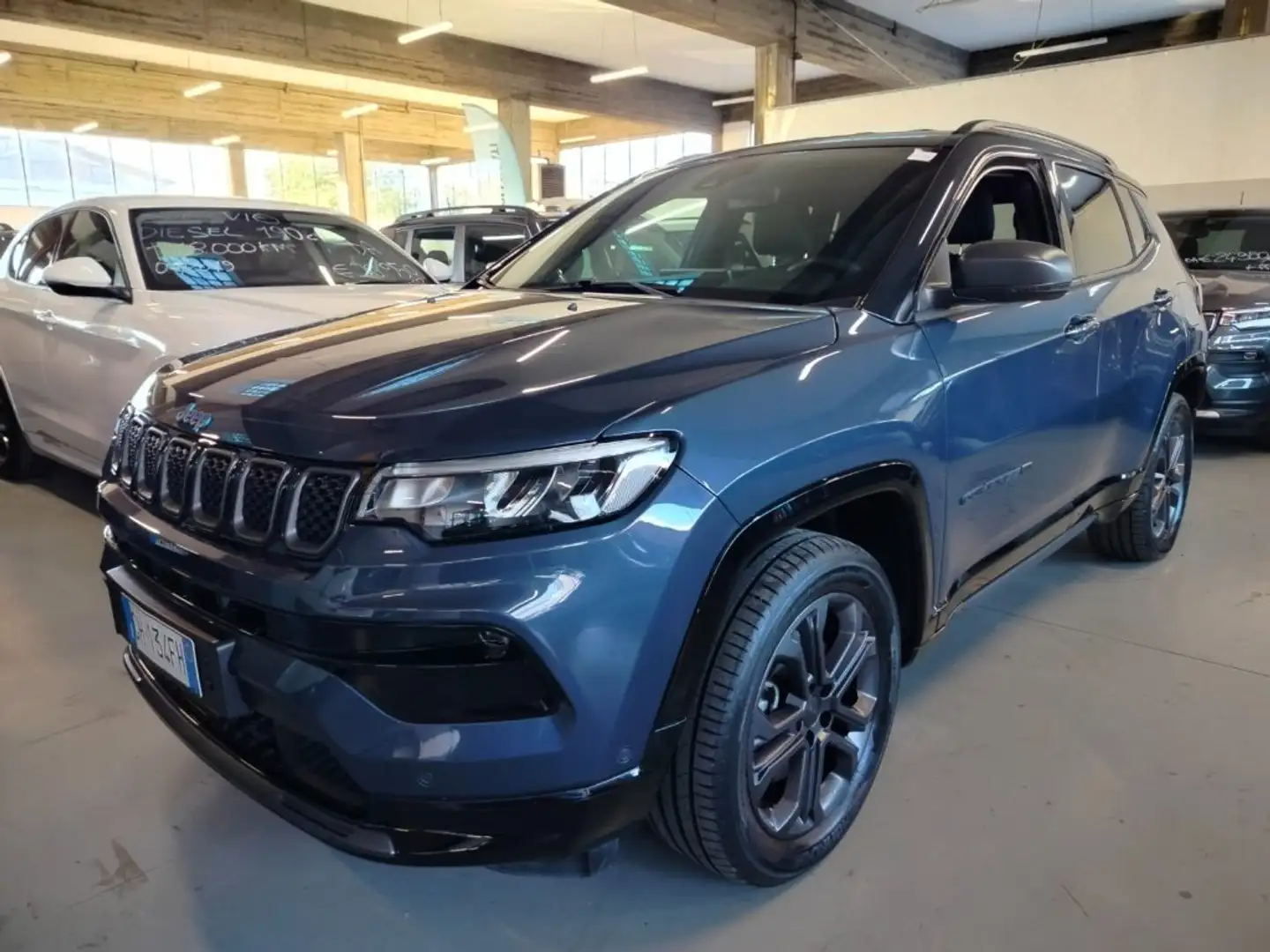 Jeep Compass 1.3 Turbo 190cv PHEV AT6 4xe 80° Anniversario MY2 Blauw - 1