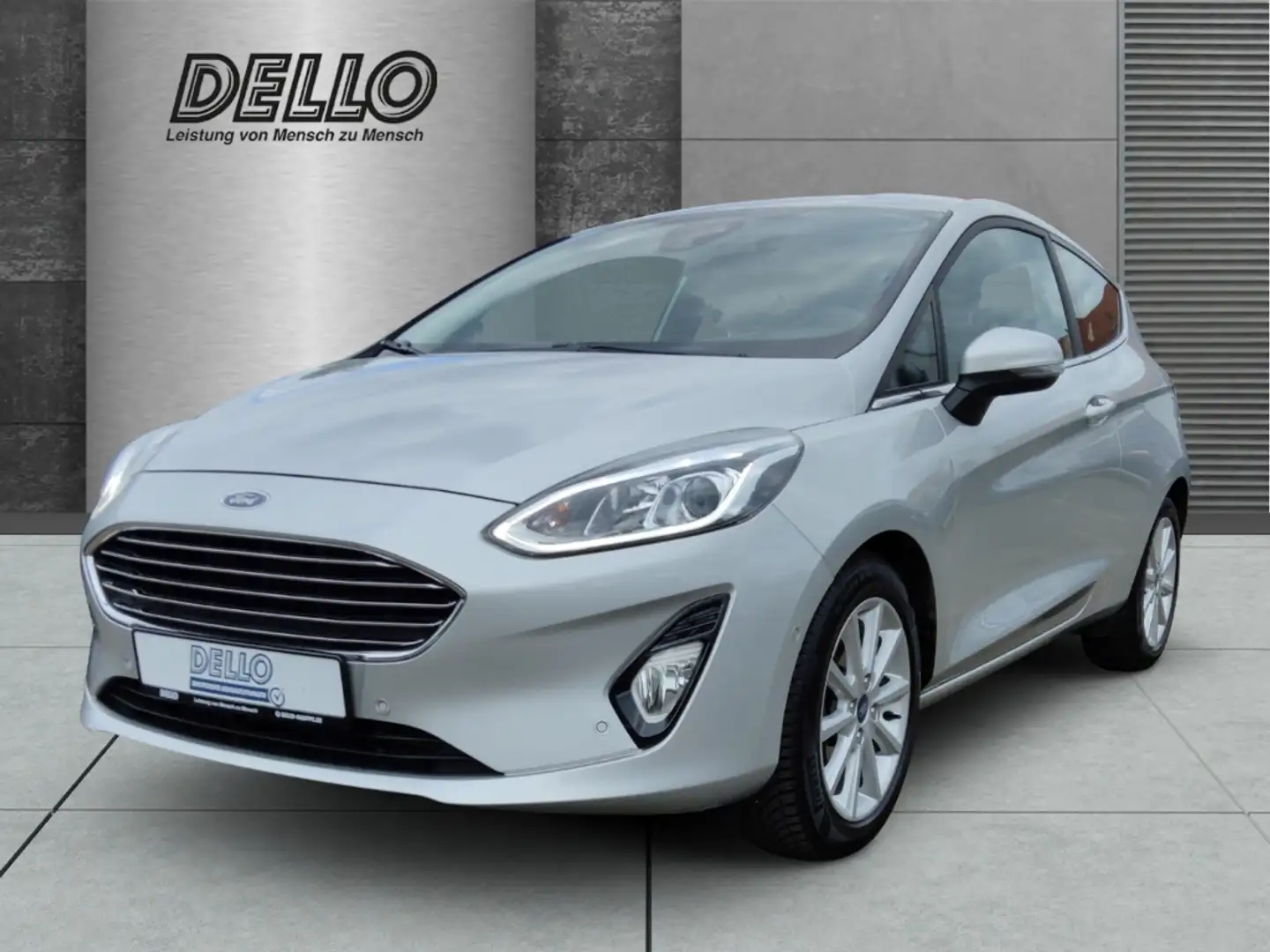 Ford Fiesta Titanium 1.0 EcoBoost Ambientebeleuchtung SHZ Lenk Zilver - 1