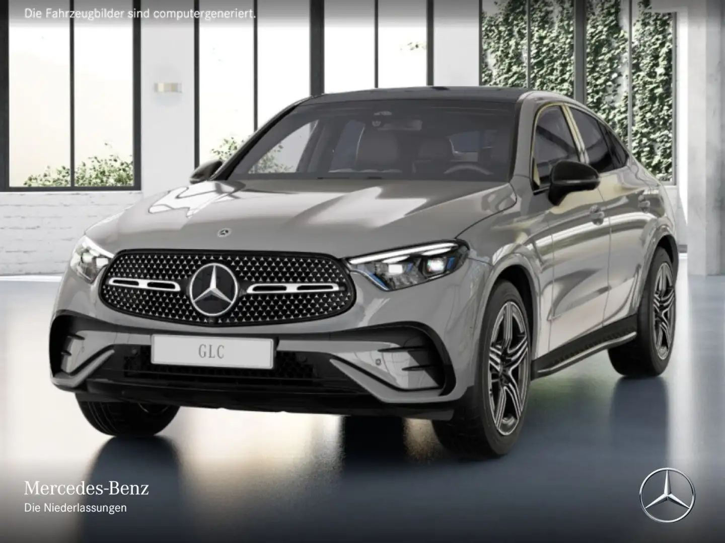 Mercedes-Benz GLC 220 d 4M AMG+NIGHT+PANO+360+AHK+BURMESTER+TOTW Gris - 2