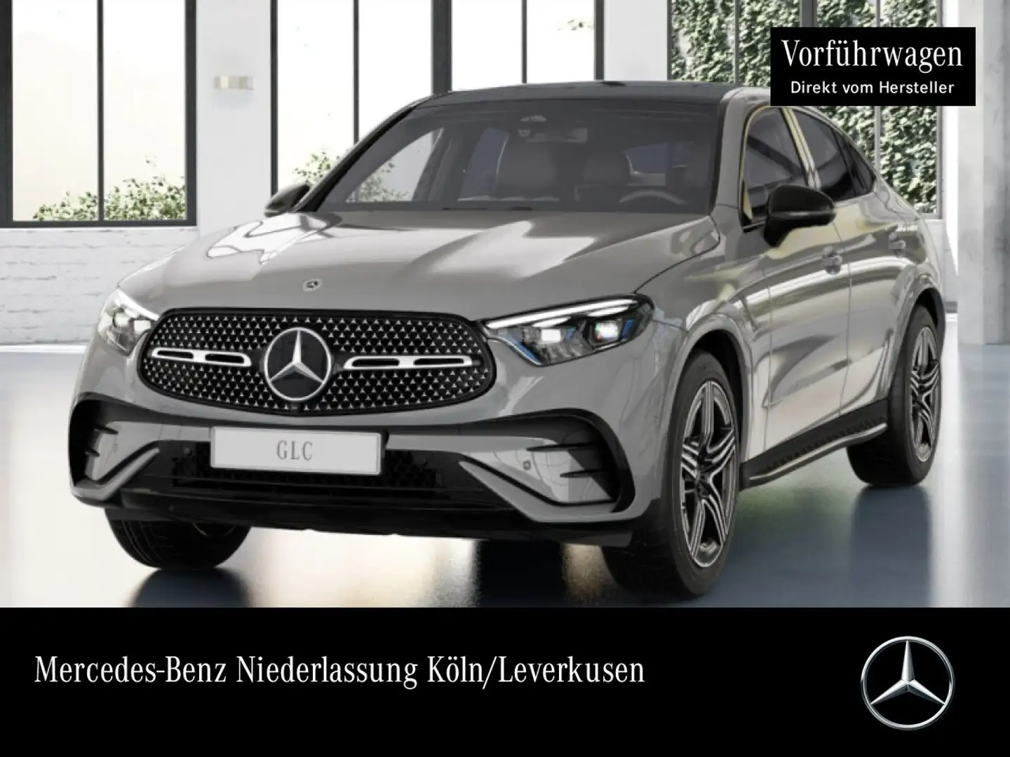 Mercedes-Benz GLC 220 d 4M AMG+NIGHT+PANO+360+AHK+BURMESTER+TOTW Gris - 1