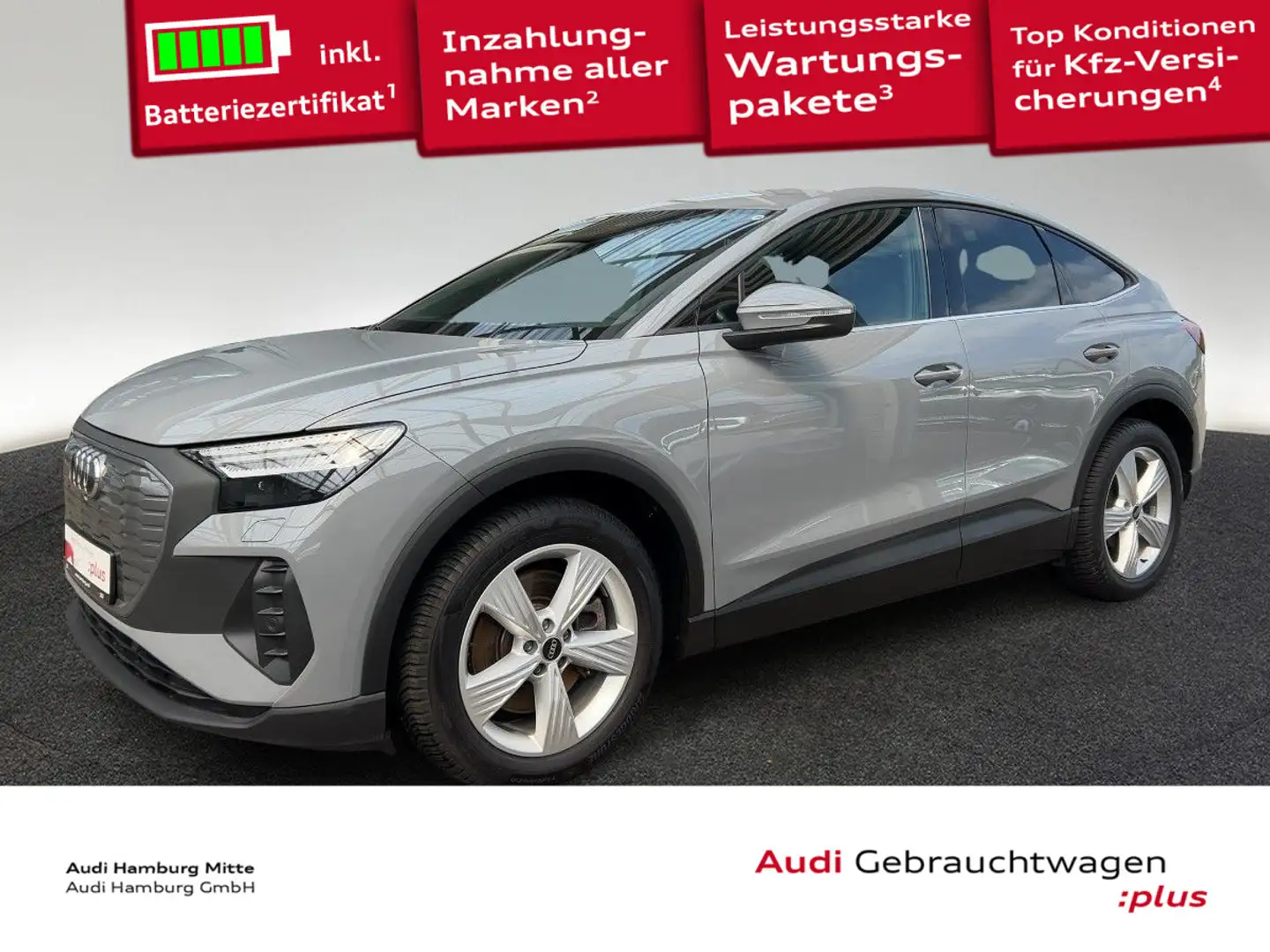 Audi Q4 e-tron Q4 Sportback 40 e-tron 150 kW Matrix Kamera Sono Grau - 1