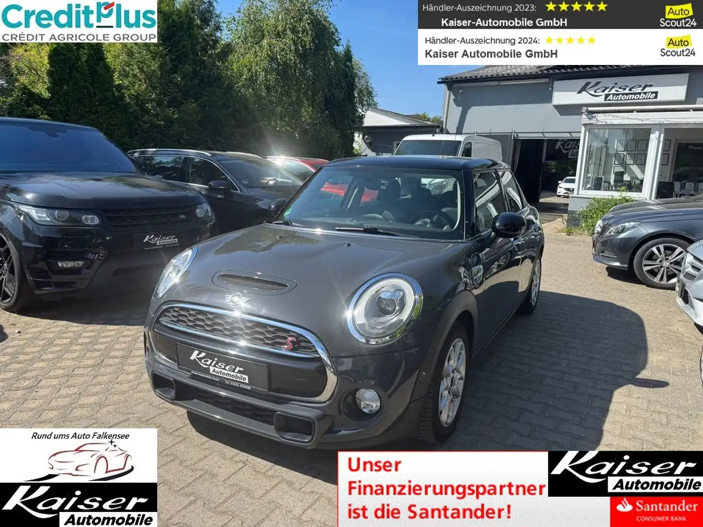 MINI Cooper S Vollausstattung ( Autom.-Panorama-Leder-Navi- ) Grau - 1