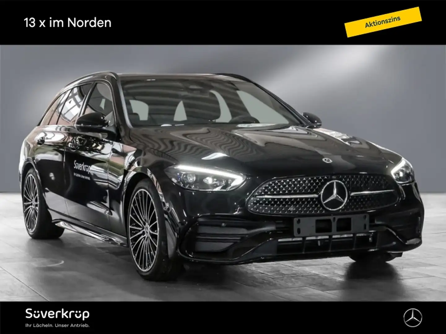 Mercedes-Benz C 200 d T Schwarz - 2