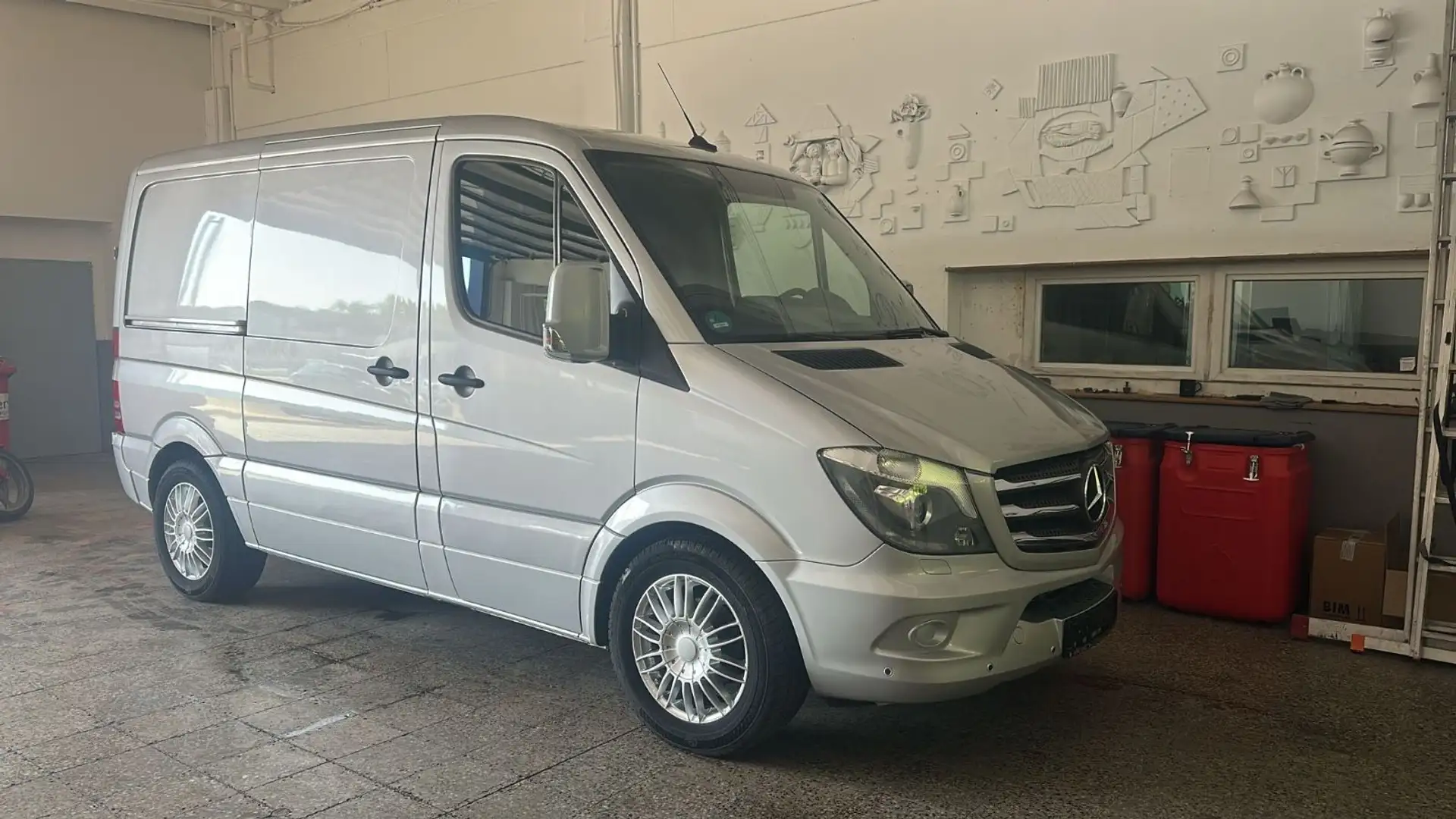 Mercedes-Benz Sprinter II 3.0 V6 ,4-Sarg Bestattungswagen Zilver - 1