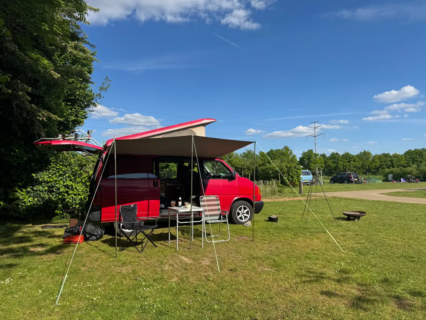 Volkswagen T4 Camperbus t4 1,0 D | 57 KW / 78 PK Red - 1