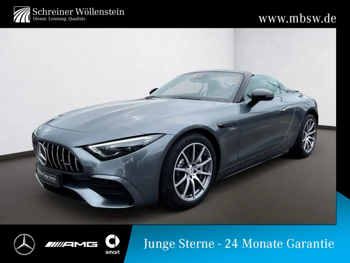 Mercedes-Benz SL 43 AMG NIGHT*AIRSCARF*DigLight*KeyGo*Memory* Gri - 1
