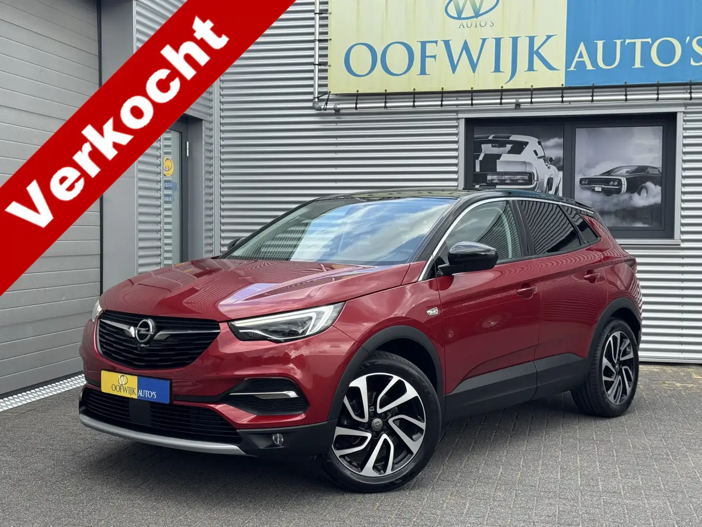 Opel Grandland X 1.2 Turbo Innovation Automaat Clima 360 Camera Car Rood - 1