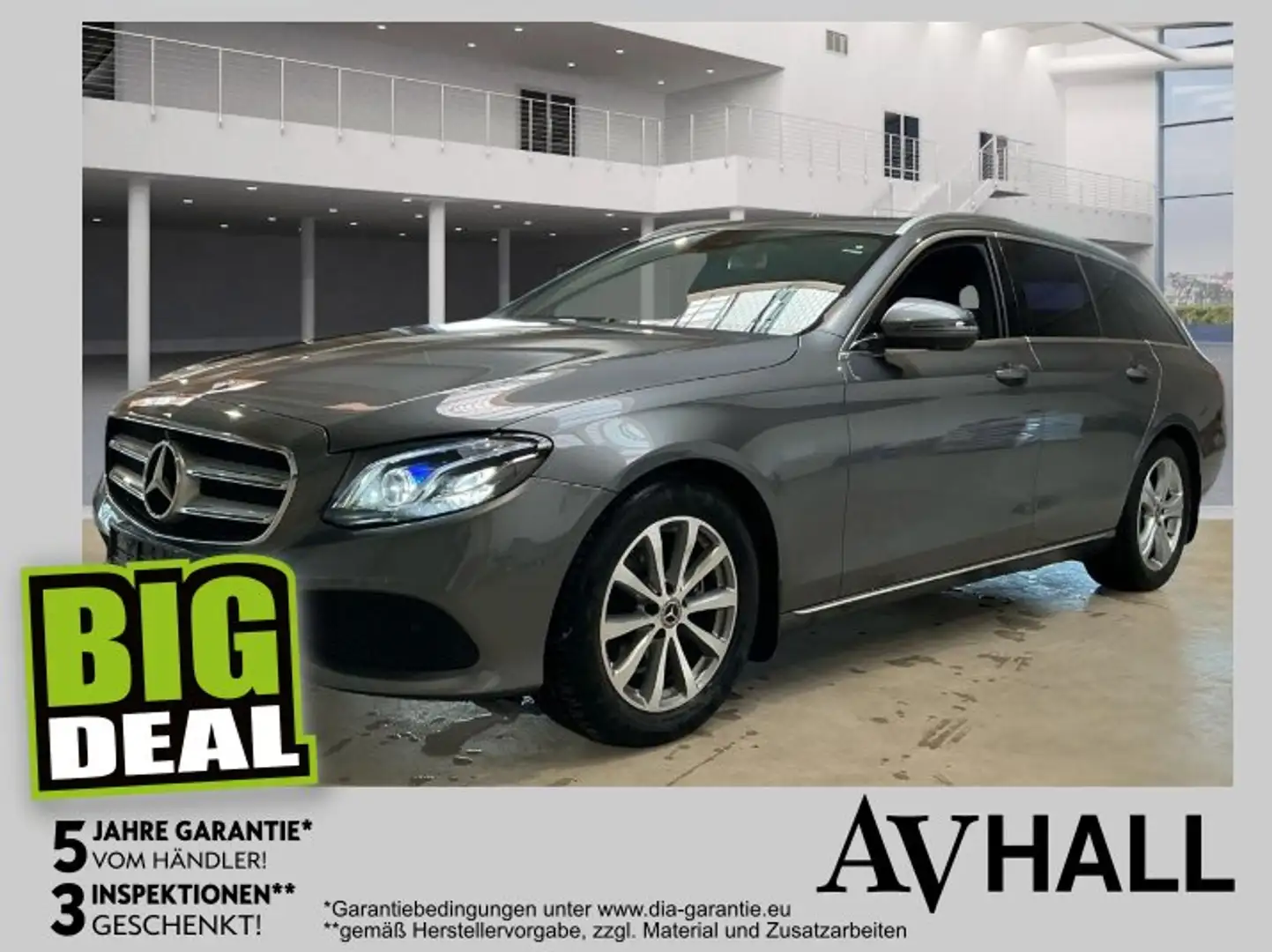 Mercedes-Benz E 220 d T ParkAss. SHZ el.Heck Sportp. Alu Grau - 1