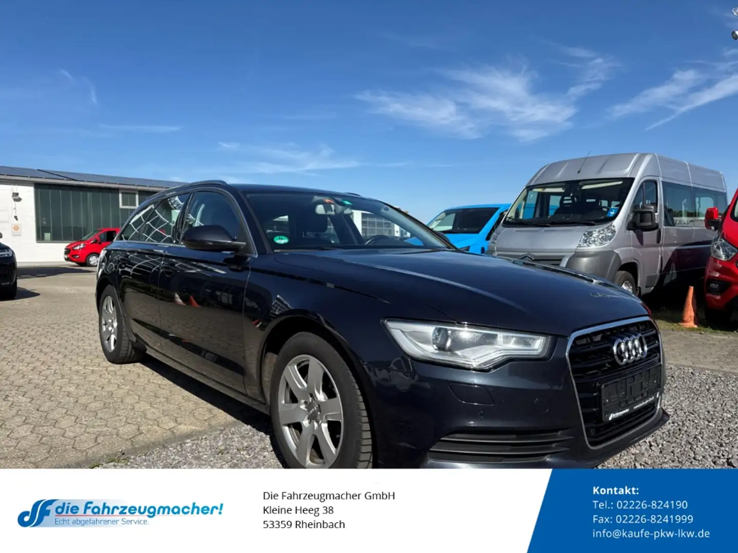 Audi A6 Avant 2.8 FSI AHK-klappbar Navi Leder Bi-Xenon 2-Z Blu/Azzurro - 1