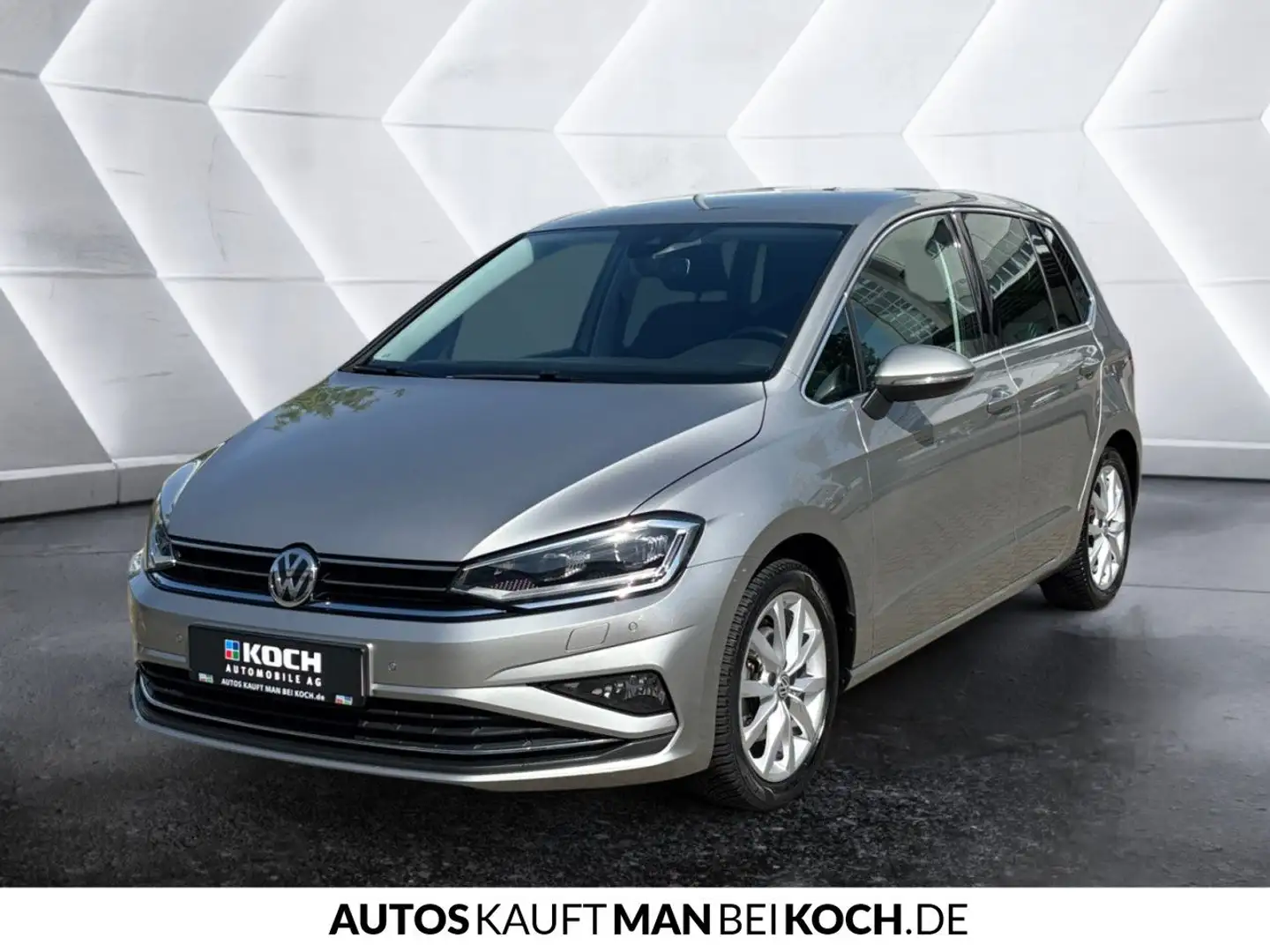 Volkswagen Golf Sportsvan 1.5 TSI DSG Highline STHZ PDC KAMER Silber - 2