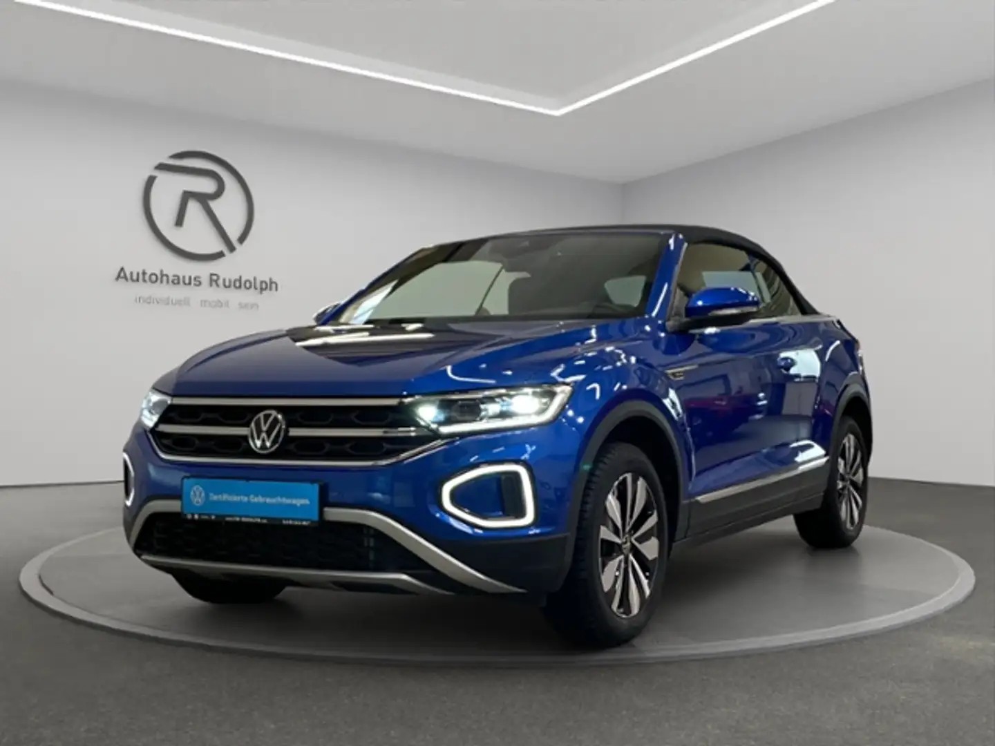 Volkswagen T-Roc Cabriolet 1.0 TSI Move / Navi LED ACC RFK Blau - 2