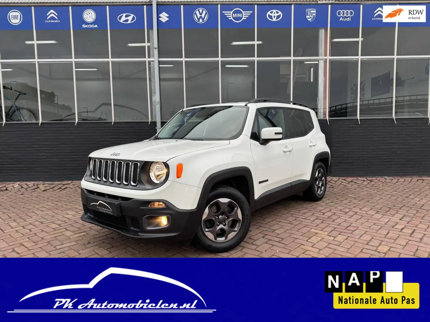 Jeep Renegade 1.6 E-Torq Longitude **STUUR + STOELVERWARMING + C Wit - 1