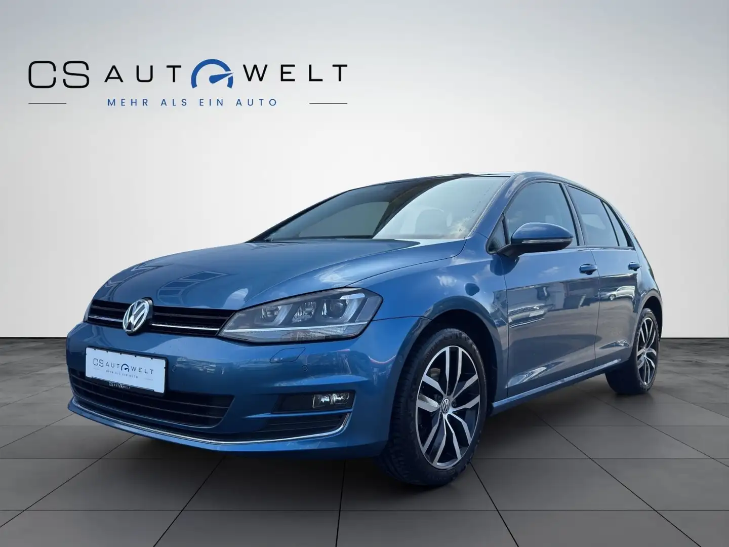 Volkswagen Golf VII 1.4 TSI Comfortline PANO/XENON/NAVI/AHK Blau - 1