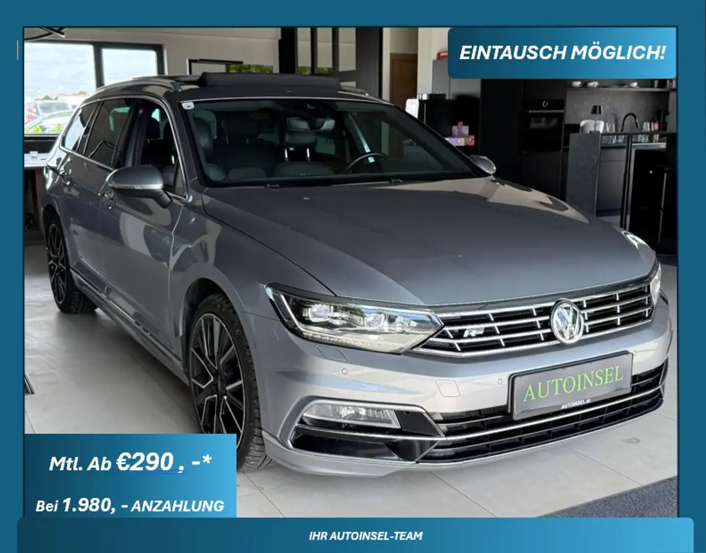 Volkswagen Passat Variant R-Line² Panorama,Virtual Cockp. Grijs - 1